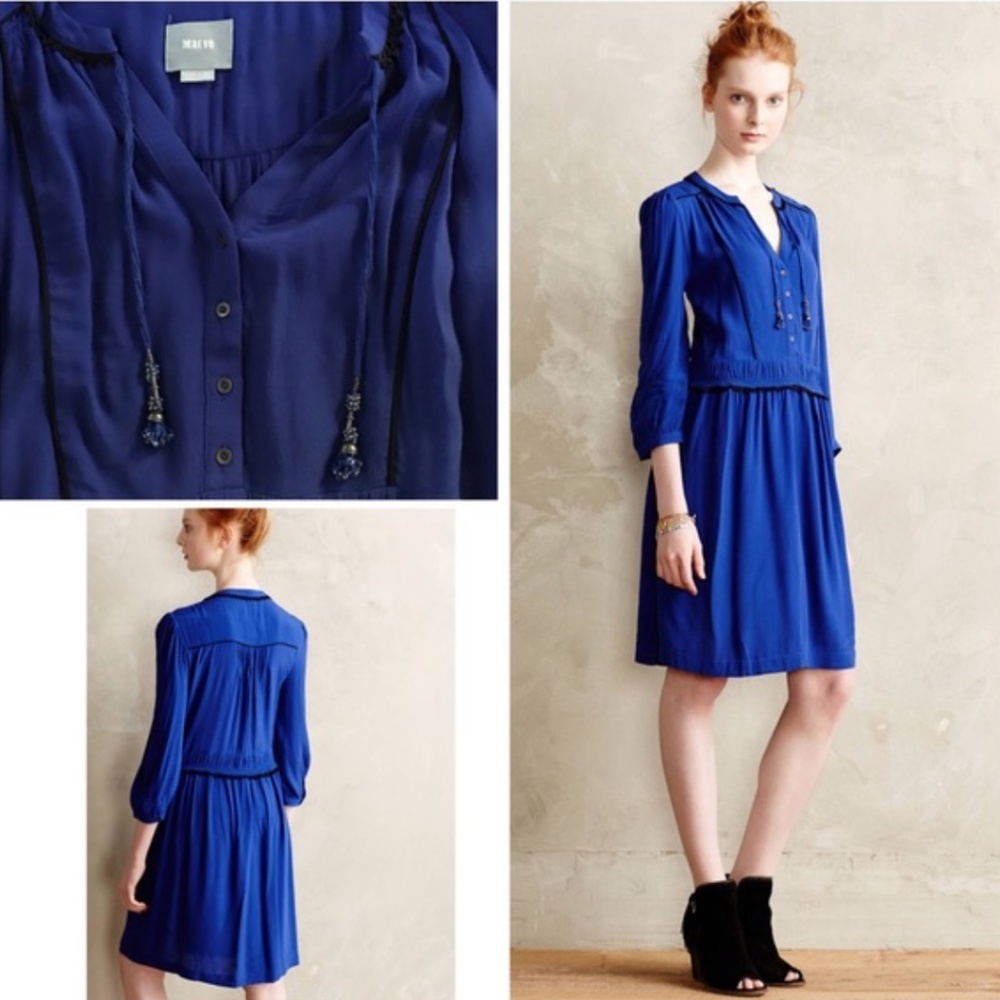 Blue Maeve Anthropologie Dress